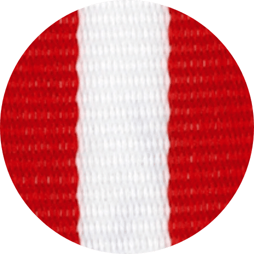 Halslint Rood:Wit:Rood