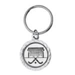 Sleutelhanger-hockey zilver-zilver