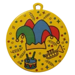 Carnavalsmedaille geel