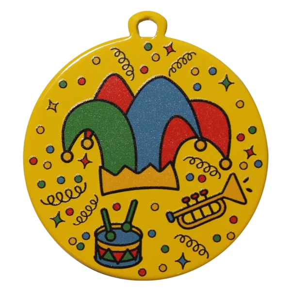 Carnavalsmedaille geel