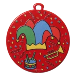 Carnavalsmedaille rood