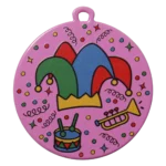 Carnavalsmedaille roze