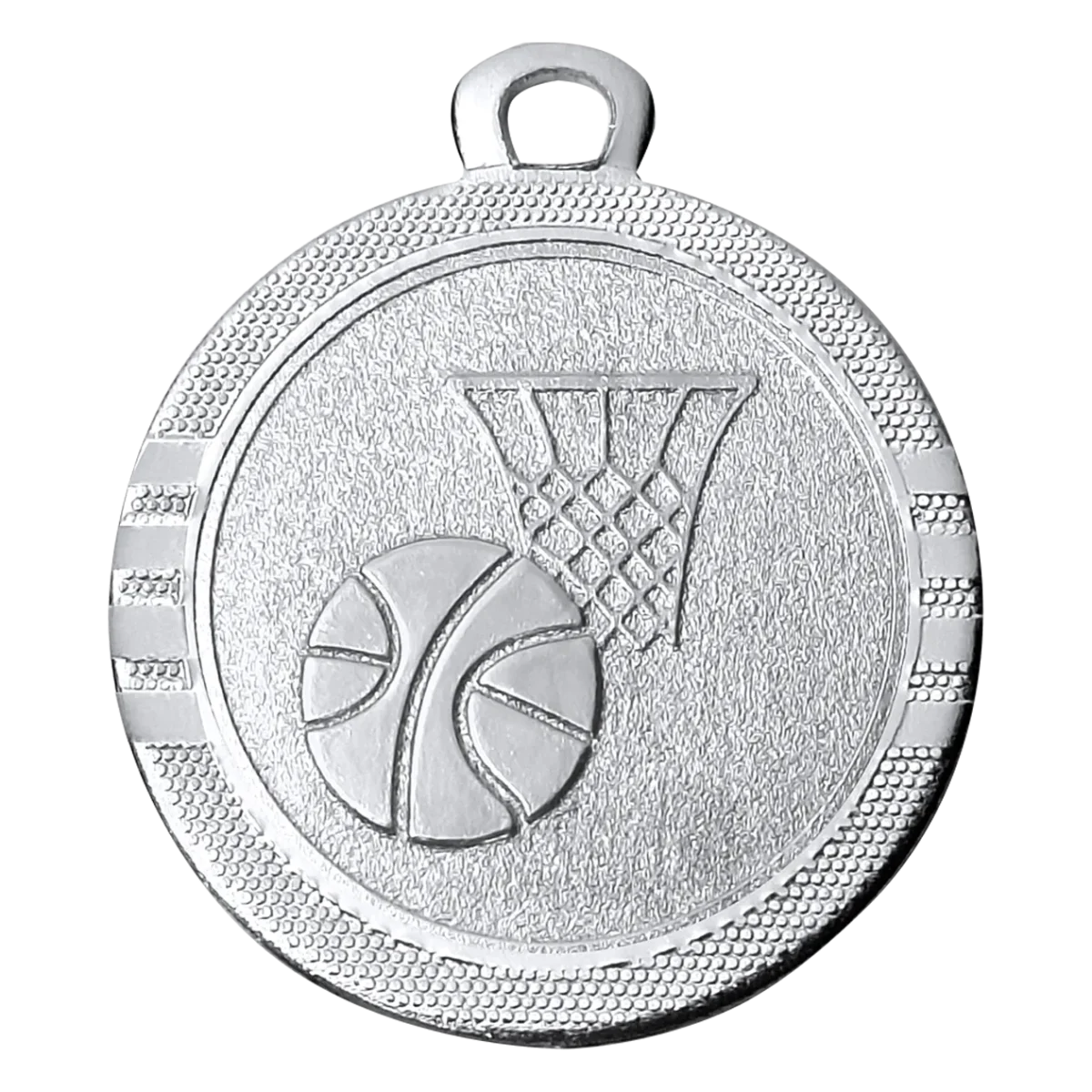 Mini basketball medaille zilver