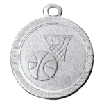 Mini basketball medaille zilver