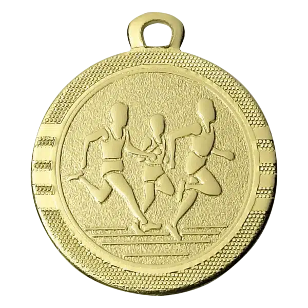 Mini hardloop medaille goud