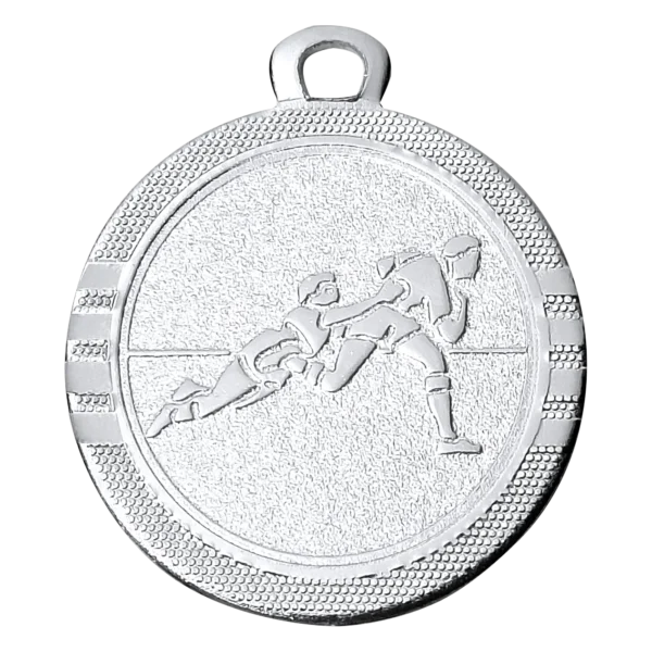 Mini rugby medaille zilver