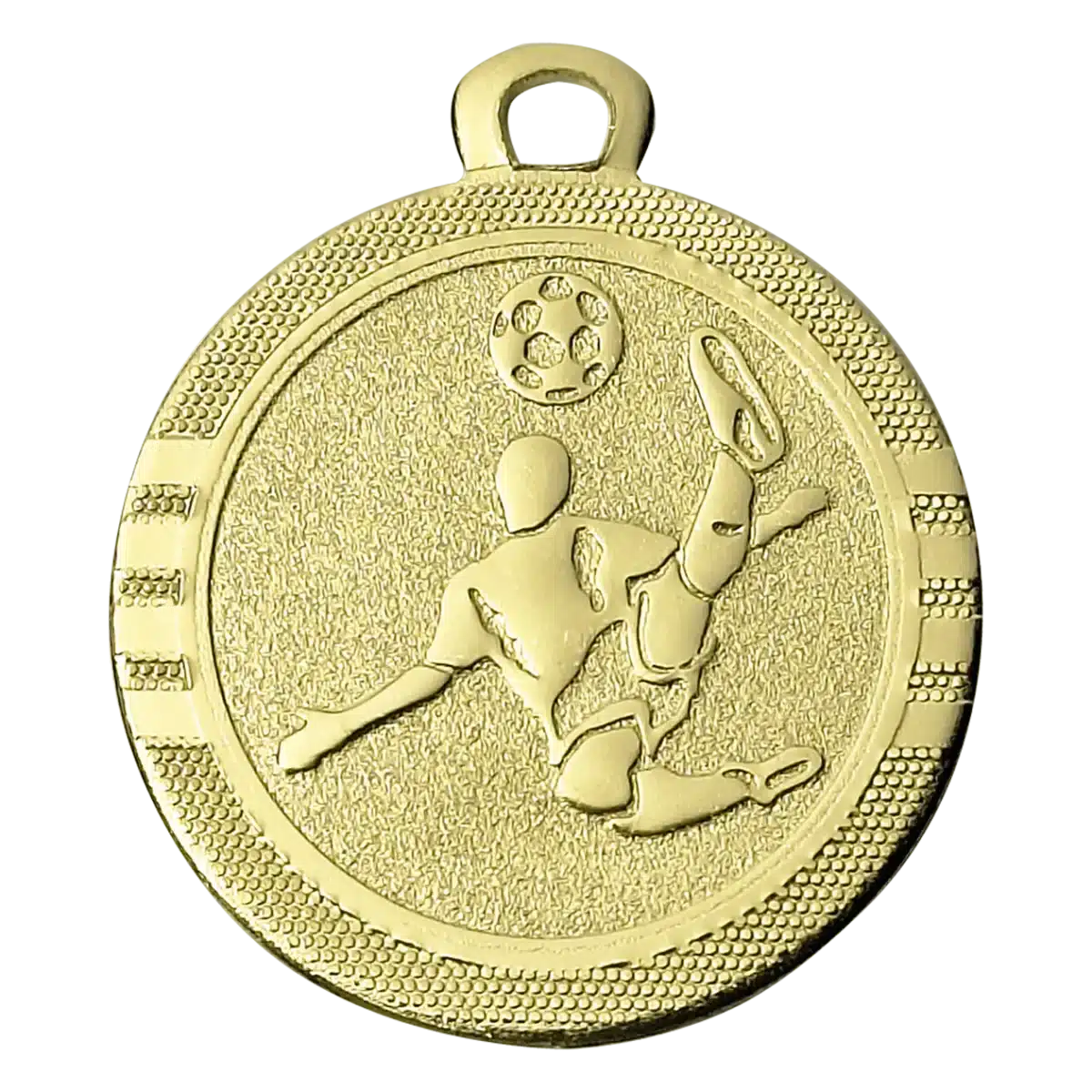Mini voetbal medaille goud