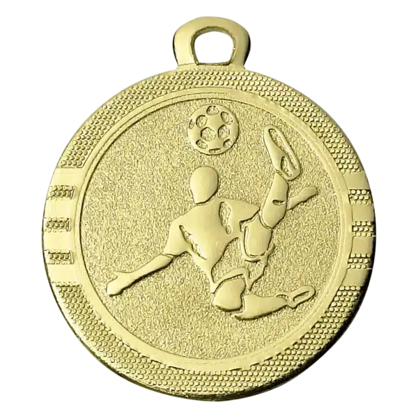 Mini voetbal medaille goud