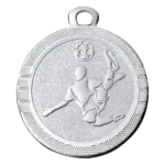 Mini voetbal medaille zilver