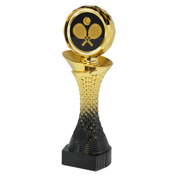 Padel beker goud zwart