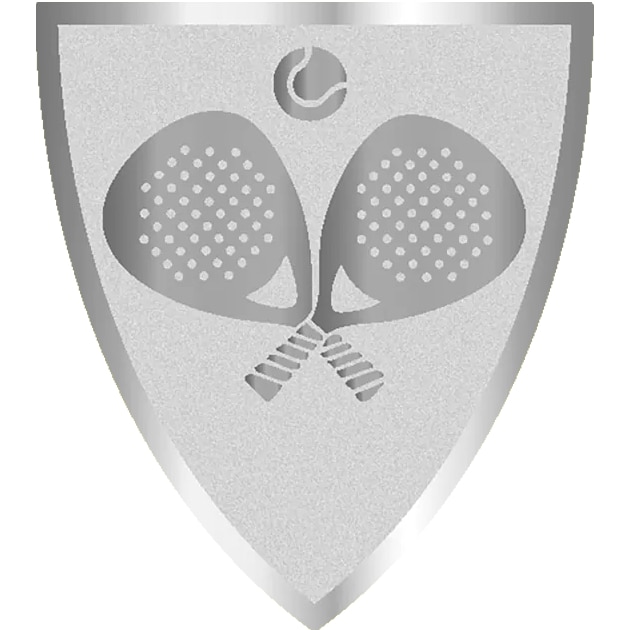 Padel zilver shield