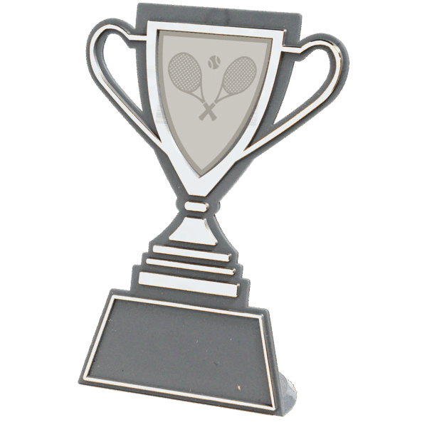Tennis trofee zilver