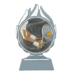 Tennis trofee zilver