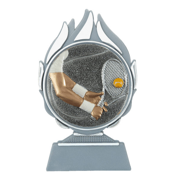 Tennis trofee zilver