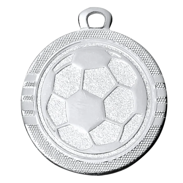 Voetbal medaille zilver