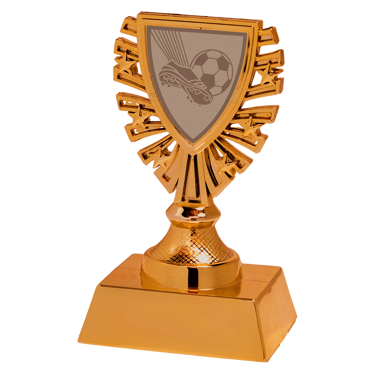 Voetbal trofee brons Voetbal trofee brons