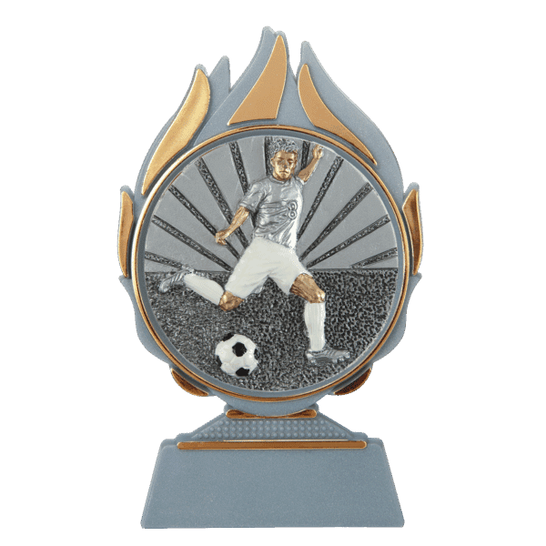 Voetbal trofee goud