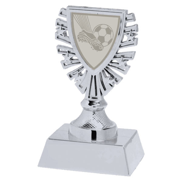 Voetbal trofee zilver